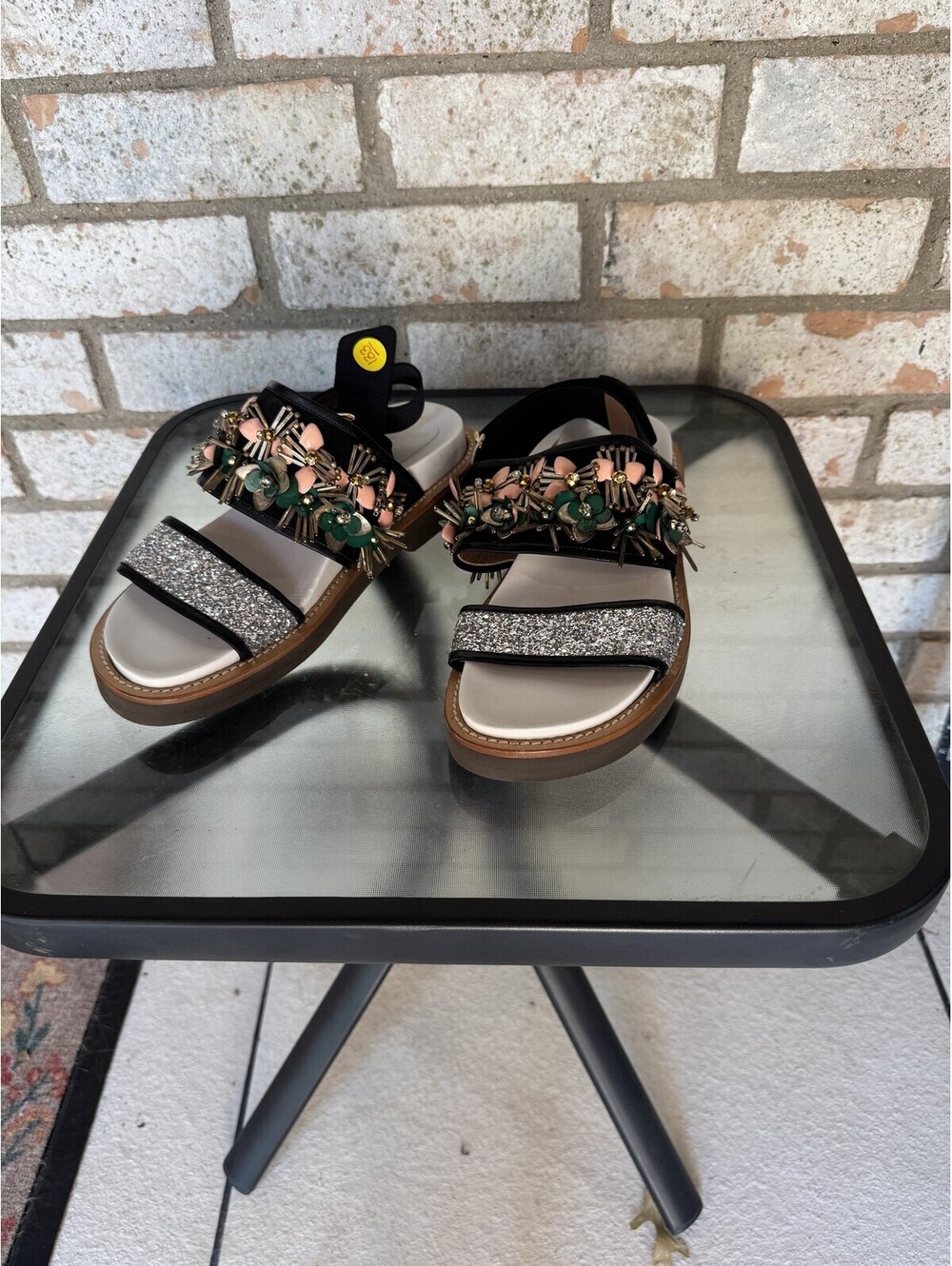 Marni Sandals (Flat)  Black/White Size Eu 40